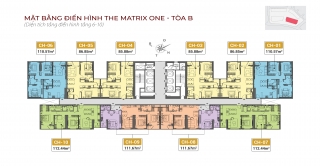 MẶT BẰNG VÀ THIẾT KẾ TÒA B - THE MATRIX ONE